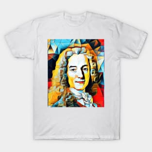 Voltaire Abstract Portrait | Voltaire Artwork 2 T-Shirt